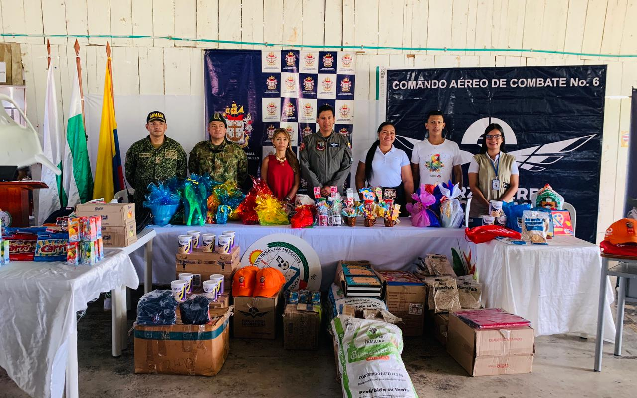 Familias del Caquetá se vieron beneficiadas gracias a su Fuerza Aérea Colombiana