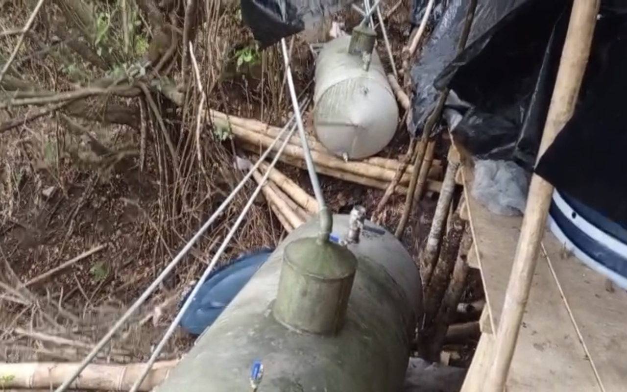 Ubicado laboratorio ilegal para procesar cocaína en Taminango, Nariño