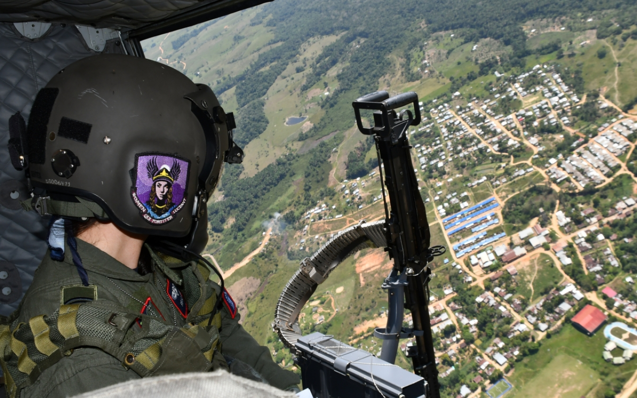 Una militar inspiración para las mujeres colombianas  