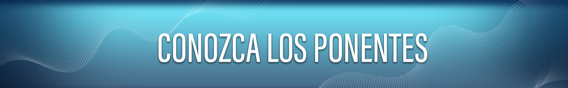 Conoce aqui los ponentes